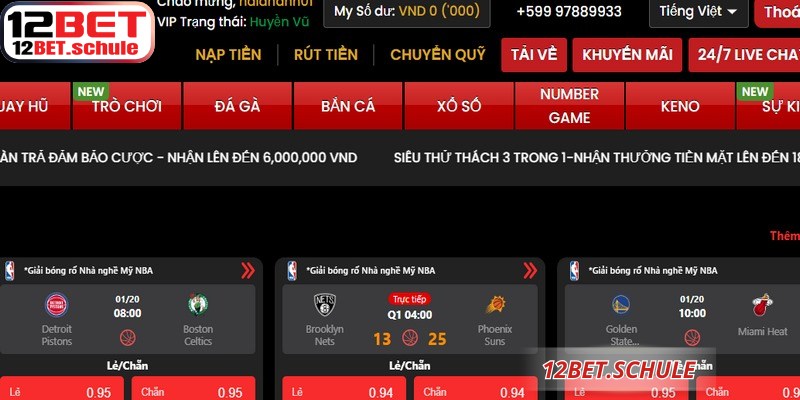 Đa dạng phương thức thanh toán nạp tiền 12BET giúp người chơi thực hiện dễ