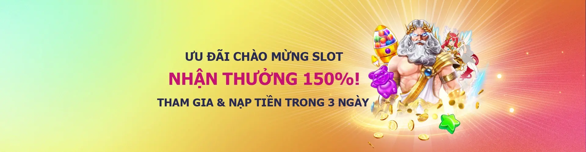 Tiền thưởng Slot 150% Nạp lần đầu 12BET